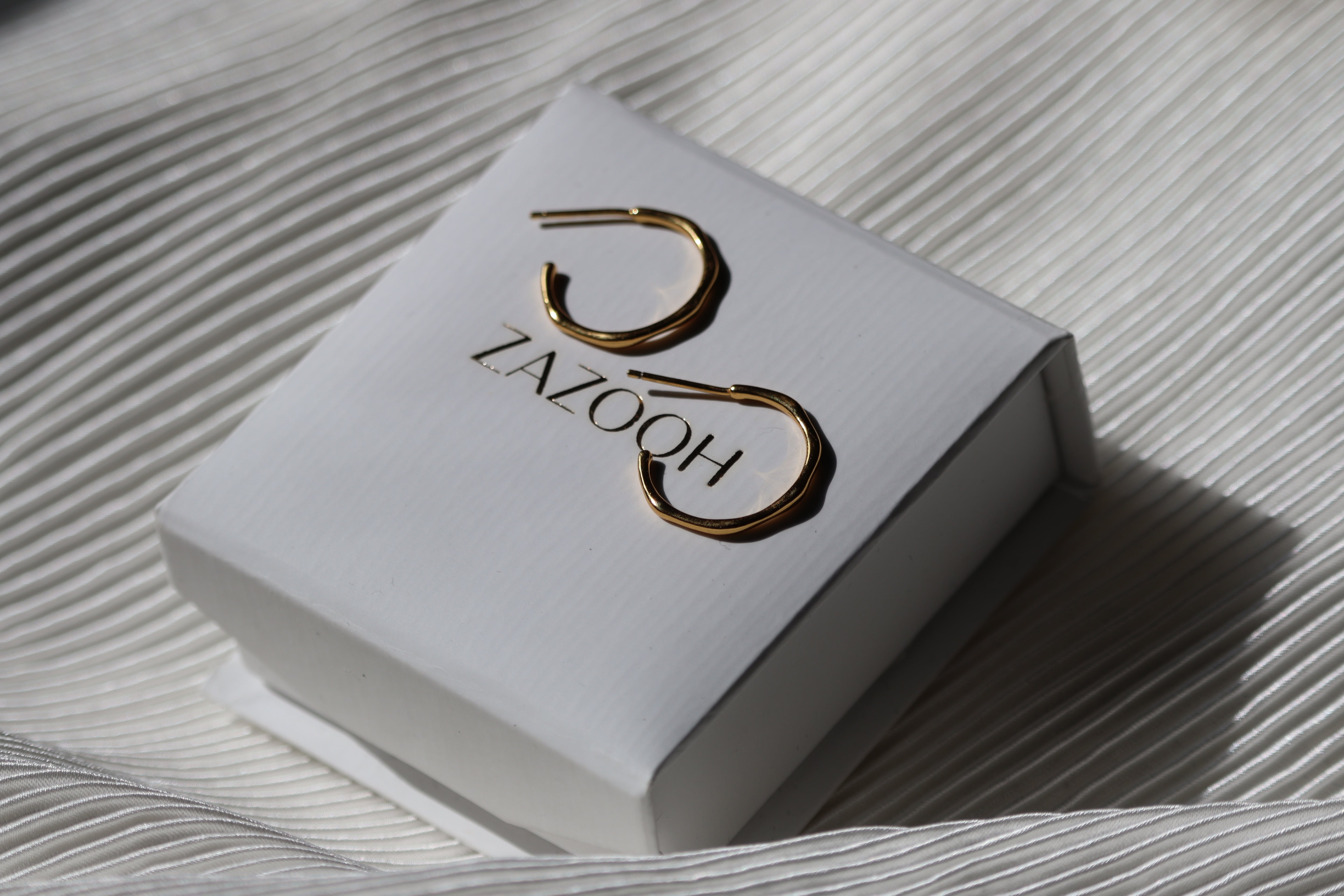 Organic Hoop Earrings