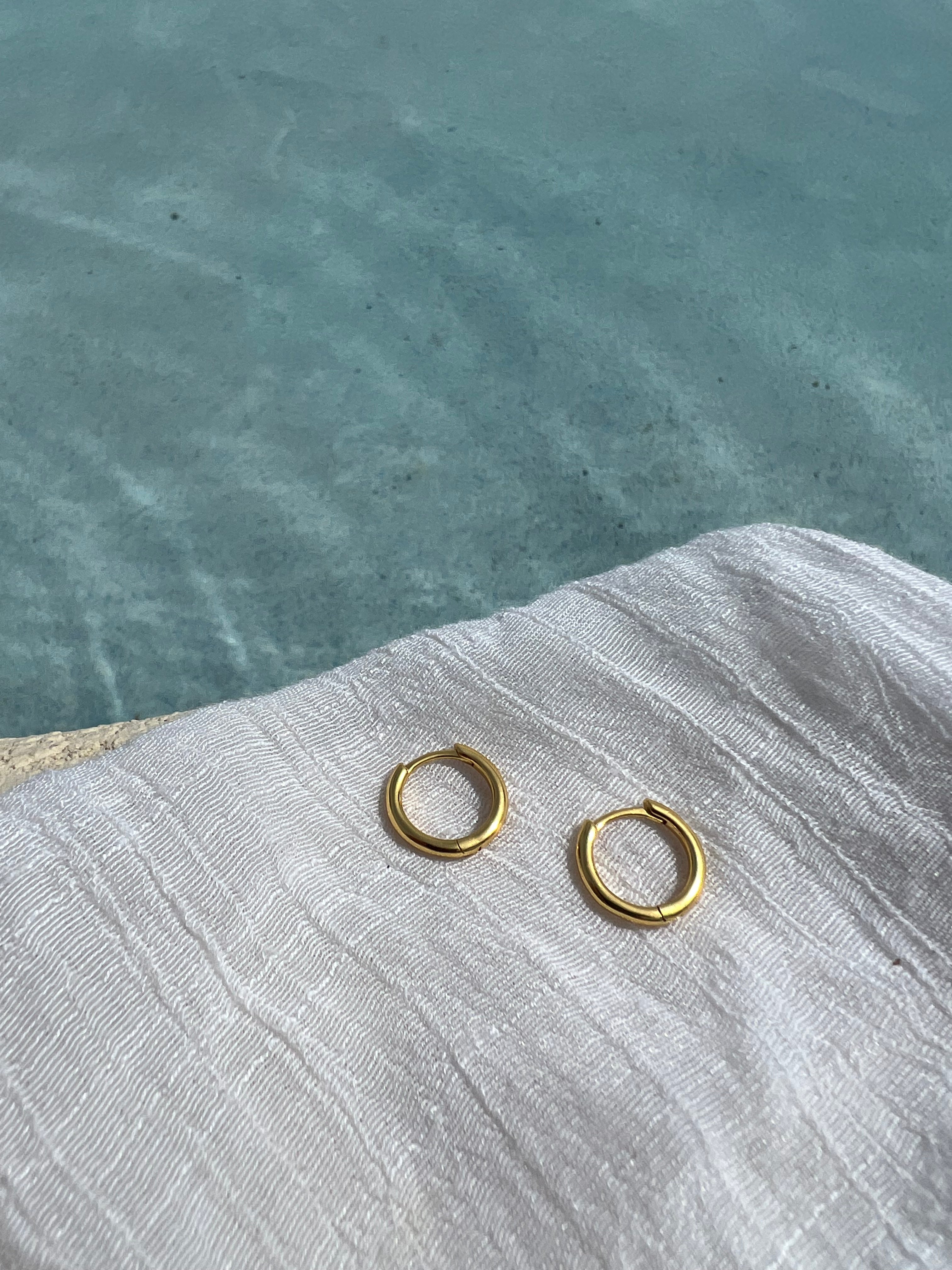 Classic Huggie Hoop Earrings