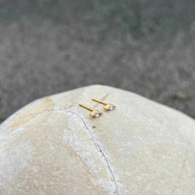 Marquise Stud Earrings